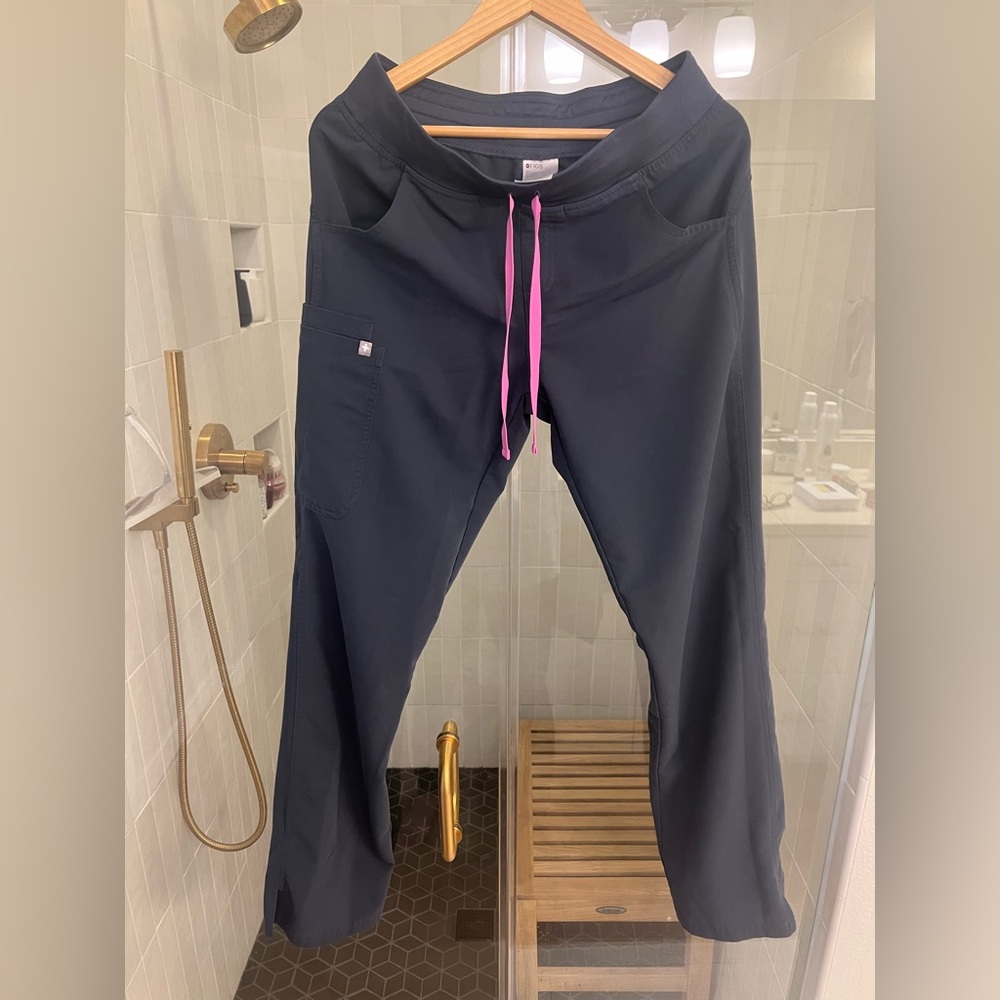 Kade Figs Pants- Small Tall- SPACE NAVY